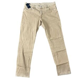 Peter Millar Crown Crafted Wayfare Five-Pocket Beige 38/32 Sand Jeans